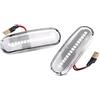 NCTPICLC Car Laterale Indicatore Posizione Laterale A LED Dinamica Sequenziale Per Fiat Per Panda MK2 Mk3 Per Grande Per Punto 199 Per Doblò Per Fiorino 3 Per Idea 350(Dynamic Crystal)