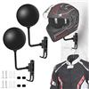 Jeebel Porta Casco Moto da Parete, Portacasco Muro Con Rotazione 180° e Gancio Doppio per Stoccaggio Esposizione di Caschi da Moto Bicicletta Baseball, Cappotti, Berretti