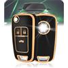 LELNOOS Cover Chiave Silicone per Opel Vauxhall Corsa E D Adam Astra J H
