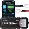 ANCEL BS200 Smart Jump Starter Power Pack - Tester automatico per batteria auto e Jump Pack con super condensatore, booster wireless e app esclusiva per il monitoraggio della batteria per veicoli da