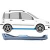 EasyParts Sottoporta Lamiera Completo per Fiat Panda 2003-2012 / Destra
