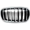 Generico Per BMW X5 X6 F15 F16 2014 2015 2016 2017 2018 Rene Anteriore Griglia Tutto Cromato Griglia Paraurti Anteriore Griglia