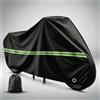 Generico Telo Coprimoto Resistente per Yamaha V-Max 1200 | Copertura per moto impermeabile da esterno Antifurto Copertura Motociclo protezione UV con strisce riflettenti