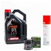 Gazoobike Kit di manutenzione cambio olio standard HONDA XL 600 V Transalp dal 1987 al 2000 - MTL 7100 10W40 4L