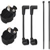 Mabutingti Kit Bobine di Accensione con Cavi per Motore Fuoribordo Mercury 6HP 8HP 9.9HP 10HP 15HP 20HP 25HP 813715A2 832757A4 Bobina Accensione Marina