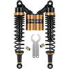Hegeiisy 360mm 14.17 pollice 8mm Molla Universale Moto Ammortizzatori Posteriore Sospensione ATV Quad Scooter Dirt Bike Per CBR600 CBR400 CB500 YZF XC EXC XCF Nero Oro