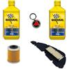 Generico Kit Tagliando Olio e Filtri per Beverly 400 HPE 2021 2022 2023 2024 2025
