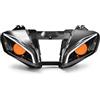 FWVASJYDF Set di fari a LED compatibile con moto compatibile con Yamaha YZF R6 2006-2007 fari modificati personalizzati DRL(Oringe Demon Eye)