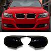 Hengjiayao Calotte Specchietti per BMW E81 E82 E87 E88 E90 E91 E92 E93 LCI | Nero Brillante Coperture Specchietto Retrovisore E90 E91 2009-2011 E92 E93 2010-2013 LCI Facelift 2 PCS
