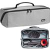 Veki Borsa da Viaggio Portatile per Dyson Airwrap e Shark Flexstyle | Borsa Impermeabile per Asciugacapelli, Compatibile Custodia da Viaggio per Dyson Supersonic Capelli e Accessori,Grigio Oxford