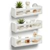 Halorin 3 scaffalature per bambini in legno massello da 41,5 cm, scaffalatura per bambini, scaffale decorativo per giocattoli, pratica mensola da parete per camera dei bambini, libreria da parete per