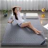 Generico Materasso futon con materasso giapponese premium, materasso pieghevole, materassino Tatami, for comfort e sostegno, divano letto con cuscino for lettino da pavimento(Gray,120x200cm)