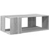 vidaXL Tavolino Salotto Grigio Sonoma 89,5x48x30 cm Legno Multistrato