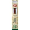 Prym Strumpfstricknadeln Natural Farbig 15 cm 2,00 mm Ferri da Maglia, Legno, Multicolore, 2,0 mm