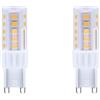 BLAUPUNKT Lampadina LED G9 smerigliata 4 W 500 lm 3000 K, bianco caldo