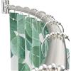 PrettyHome Asta per tenda da doccia, regolabile, in alluminio, allungabile, per doccia, 96 - 183 cm, design telescopico, squisito adattabile, per bagno, cromato