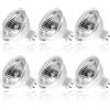 Kolamom Lampadine alogene MR16 GU5.3 12 V 35 W Confezione da 6, alta luminosità, lunga durata, risparmio energetico, lampada alogena ad alta temperatura, compatibile con vari scenari, colori caldi e freddi