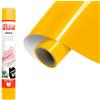 Siser EcoStretch Giallo, 30cm x 0,5mt, Vinile Termotrasferibile Termoadesivo Elastico e Versatile per la Personalizzazione dei Tessuti e Abbigliamento Sportivo, Facile da Tagliare