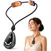 Kayuneed EMS - Massaggiatore per collo con calore, drenaggio linfatico, massaggiatore elettrico portatile con 3 livelli di calore, 6 modalità e 15 intensità, dispositivo di massaggio per spalle, braccia e