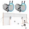 VEVOR Porta da Calcio 4,84x2,12 m Gabbia in Ferro con Rete in PE Bersaglio Allenamento Esercizio di Tiro, per Campi da Gioco, Stadi, Giardini, All'Aperto, con Rete di Arresto Palla, per Erba Naturale