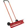 VEVOR Pala da Neve con Ruote da 96 cm con Lama Angolata Bidirezionale e Manico Regolabile a 90 Gradi, Pale Invernali in Plastica Resistente, Strumento Portatile per Rimozione della Neve per Vialetti