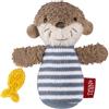 Fehn Mini-Rassel Otter - Mini-Greifling zum Rasseln, Fühlen, Spielen mit kuschelweichem Stoff-Tier - ein treuer Begleiter für Babys und Kleinkinder ab 0+ Monaten