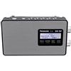 Panasonic RF-D10EG-K Radio Digitale Portatile DAB/DAB+/FM, Display LCD Retroilluminato, Alimentazione a Batteria e a Corrente, Orologio, Nero