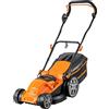 LawnMaster Tosaerba elettrico 1800W 40cm, funzione mulching, 600m²