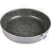 alluflon Tradizione Italia Tortiera, Alluminio, Nero, 24 cm