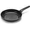Moneta Recy Padella 28 cm Ricicla 43 Lattine, Net Induction, Nero, Corpo Alluminio 100% Riciclato