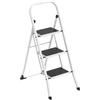 Amig Scala Pieghevole 2 Gradini Acciaio Bianca 82x52x42 cm