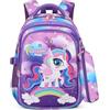 Ntswasd Zaino Scuola Elementare Bambino 4-8 Anni - Leggero 40 cm con Grande Capacità per la Scuola Primaria - Ideale per il Ritorno a Scuola,Unicorno