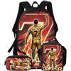Generic CR-7 Set zaino scolastico con borsa pranzo e astuccio per ragazzi adolescenti(A)