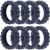 Hohopeti Copertura Protezione Resistente All'usura 8 Pezzi in Silicone per Ruote Valigia e Facile da Installare per Ruote Trolley e Mobili da Viaggio