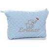ideeanto Trousse neonato da viaggio beauty case personalizzata con il nome ricamato del tuo bambino/a Made in Italy
