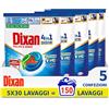 Dixan Discs Igiene, Detersivo Lavatrice in Capsule, Confezione da 5 x 30 lavaggi