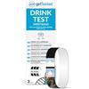GetTested DrinkTest - Braccialetto per rilevamento GHB e ketamina, strisce reattive indossabili per bevande, kit di test facile e veloce per prevenire gli spuntoni delle bevande, confezione da 3