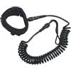 Bendmaxx Guinzaglio di sicurezza per SUP, nero, 25,4 cm, a spirale, con cinghia alla caviglia in neoprene, chiusura in , materiale TPU, per SUP, tavola da surf, longboard e bodyboard, sicurezza