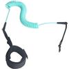 Courtieyeardceastea Guinzaglio a spirale in TPU leggero per tavola da surf, 300 cm, azzurro