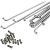 GMJBNS 36 pezzi 13 G in acciaio inox - 122 - 270 mm E-Bike Cycle Spokes with Nuts (13 G 122 mm NL 36 pezzi)
