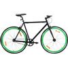 Generic Bicicletta a scatto fisso 700c, 59 cm, telaio leggero, design personalizzabile per pendolarismo urbano e tempo libero
