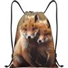 Anceky Zaino con coulisse, borsa da palestra con coulisse Hug Animals, borsa da nuoto per uomo e donna