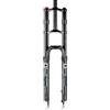 BSFHQS Forcella Ammortizzata Mountain Bike 27.5 29 Downhill 1-1/8 Diritta 9mm QR | Corsa 165mm XC Doppia Spalla Forcella Aria Blocco Manuale MTB Bici Forcella Anteriore