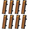 Generic Di 8Pcs Pedali Biciclette, Riflettori Pedali Bici, Notte