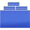 Generic Tovaglia professionale in velluto per tavoli da biliardo e snooker, copertura di ricambio in feltro resistente con facile installazione