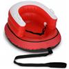 noblequest Slitta da neve per bambini 1-3 con schienale a U, colore: rosso | Include cinghie di sicurezza, una fune di traino e una maniglia antiscivolo, viene fornito con una pompa ad aria elettrica