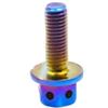 ECMQS Viti cava a flangia esagonale lavorate, 6 x 25 mm | Viti di fissaggio per pedale in acciaio inox realizzate con precisione per il montaggio dei pedali della bicicletta
