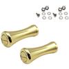 Drawup Manopola di potenza per mulinello da spinning Daiwa Steez Ryoga Zillion Nasci Spinning Baitcasting, lunghezza 35 mm (2 set oro)