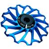 Gdfnmogo Ruota di guida posteriore MTB in lega 5x5cm a basso attrito
