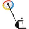 Drawup Dispositivo per allenamento da ping pong con Topspin regolabile per allenamento da solo, alternativa alla rete retrattile per uso interno ed esterno, struttura in plastica e metallo, ruota da 27 cm